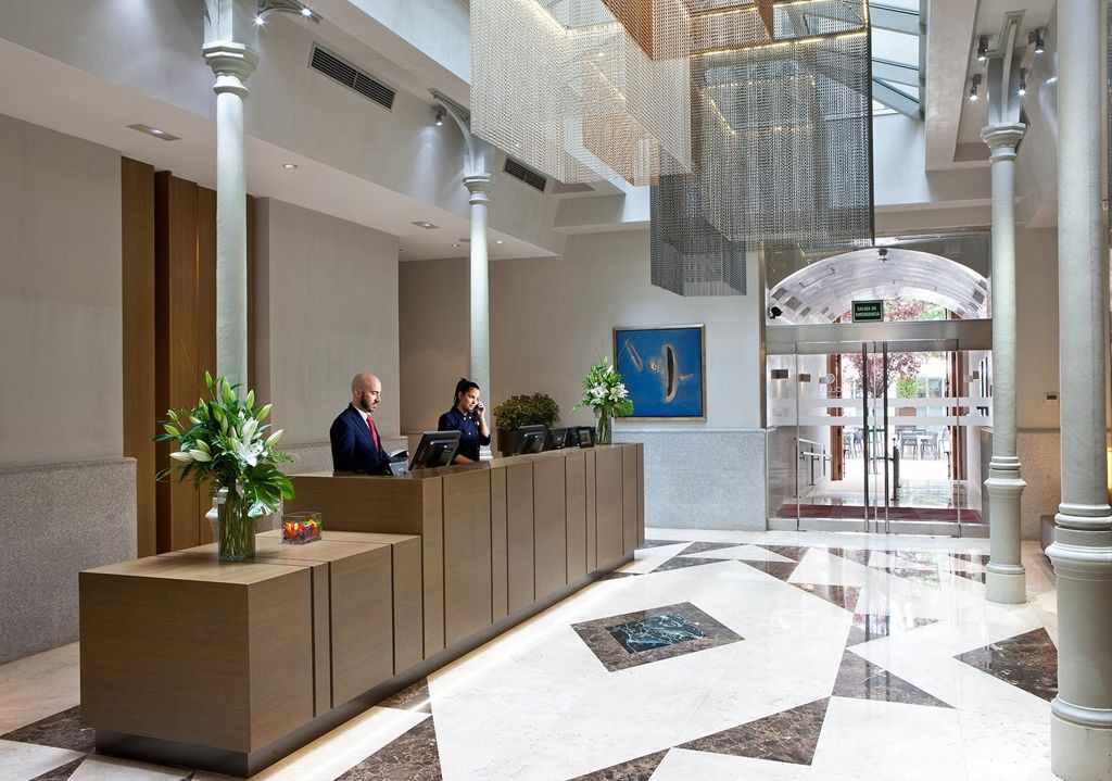 Nh Collection Madrid Palacio De Tepa Eksteriør bilde The hotel's lobby