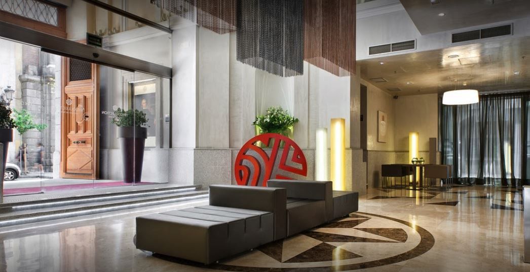 Nh Collection Madrid Palacio De Tepa Eksteriør bilde Lobby